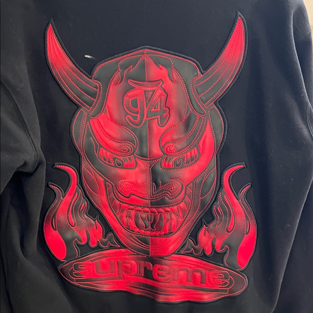 SUPREME DEMON ZIP UP Small RARE - Picture 6 of 7
